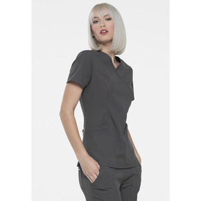 ELLE Blusón Cuello V Gris EL620 PWT